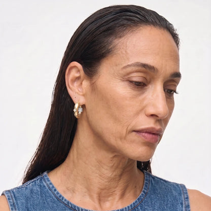 Eclipse Two-Tone Hoops - Voisson