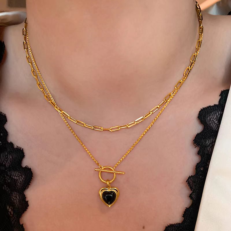 Eclipsed Love Pendant Necklace - Voisson