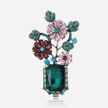 Emerald Garden Brooch - Voisson