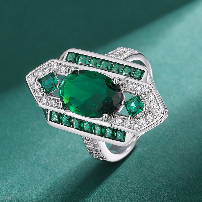 Emerald Heirloom Statement Ring - Voisson