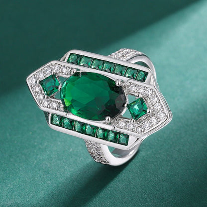 Emerald Heirloom Statement Ring - Voisson
