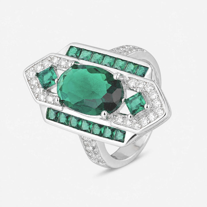 Emerald Heirloom Statement Ring - Voisson