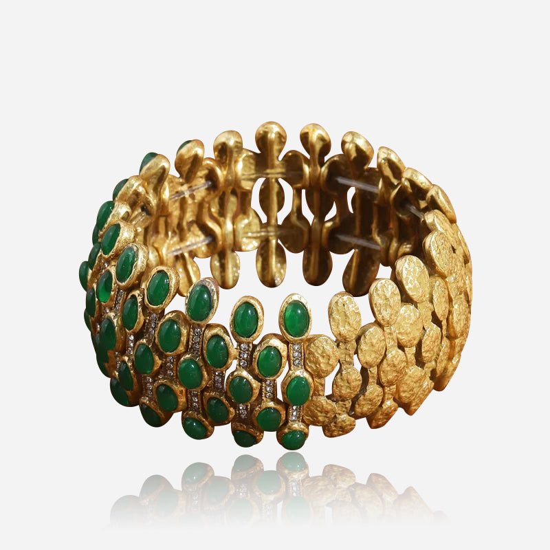 Emerald Mosaic Bracelet - Voisson