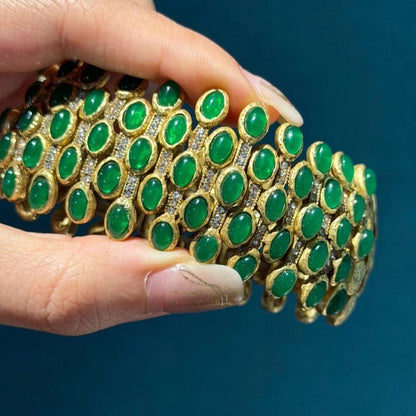 Emerald Mosaic Bracelet - Voisson