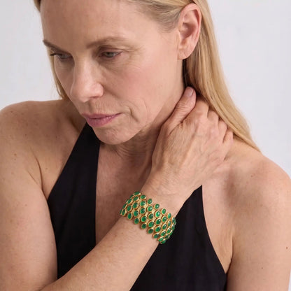 Emerald Mosaic Bracelet - Voisson