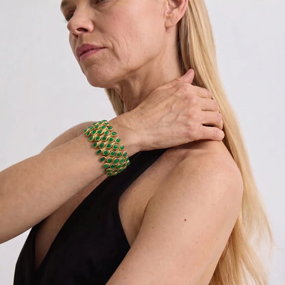 Emerald Mosaic Bracelet - Voisson