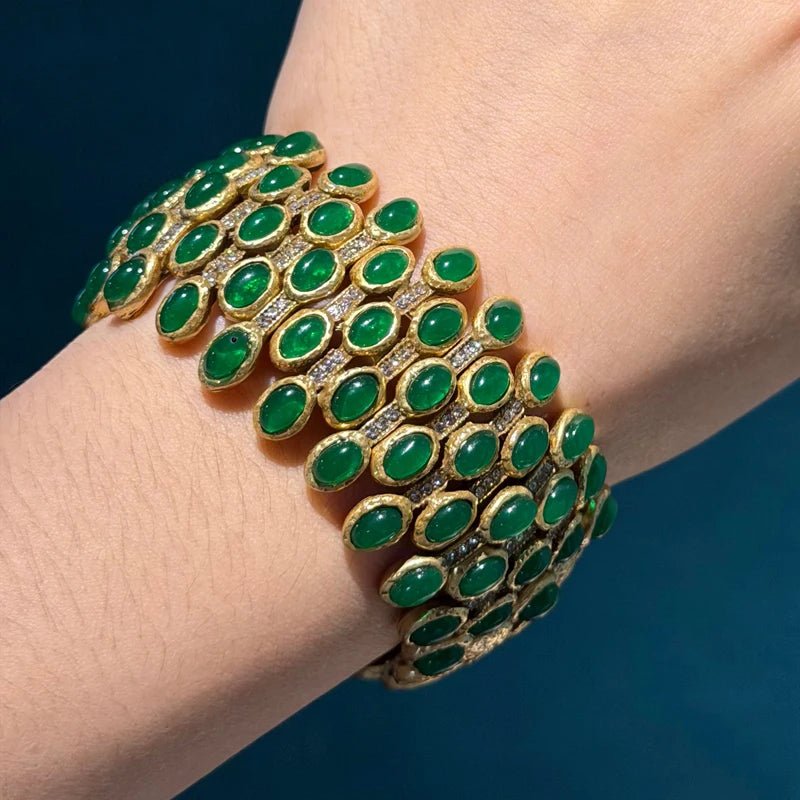 Emerald Mosaic Bracelet - Voisson