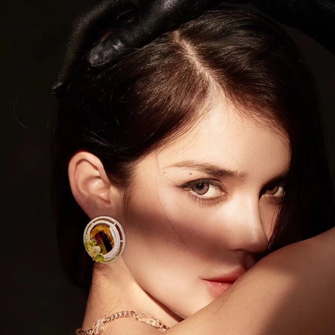 Enchanted Clover Halo Earrings - Voisson