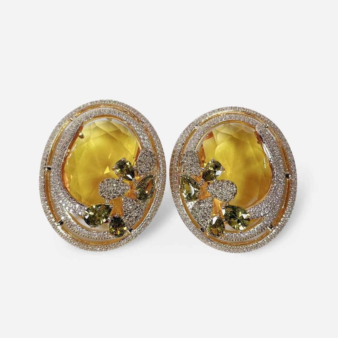 Enchanted Clover Halo Earrings - Voisson