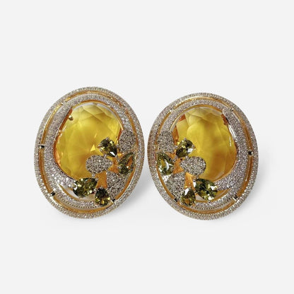 Enchanted Clover Halo Earrings - Voisson