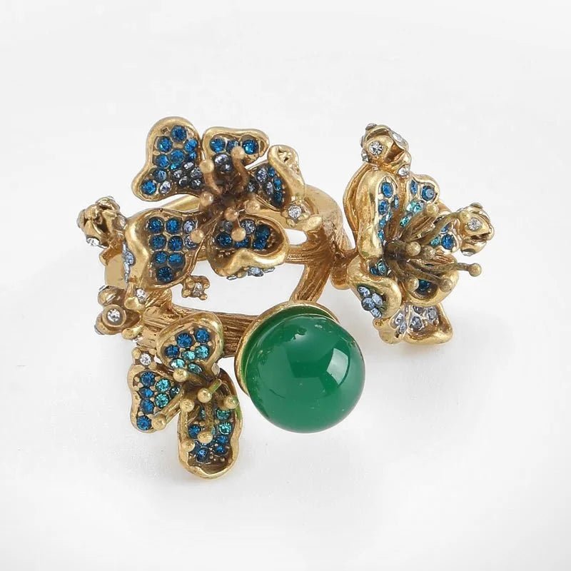 Enchanted Petal Cluster Ring - Voisson