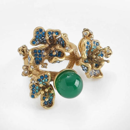 Enchanted Petal Cluster Ring - Voisson
