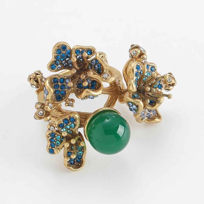 Enchanted Petal Cluster Ring - Voisson