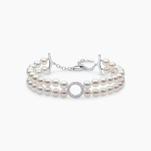 Eternal Halo Pearl Bracelet - Voisson