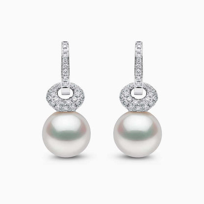Eternal Halo Pearl Earrings - Voisson
