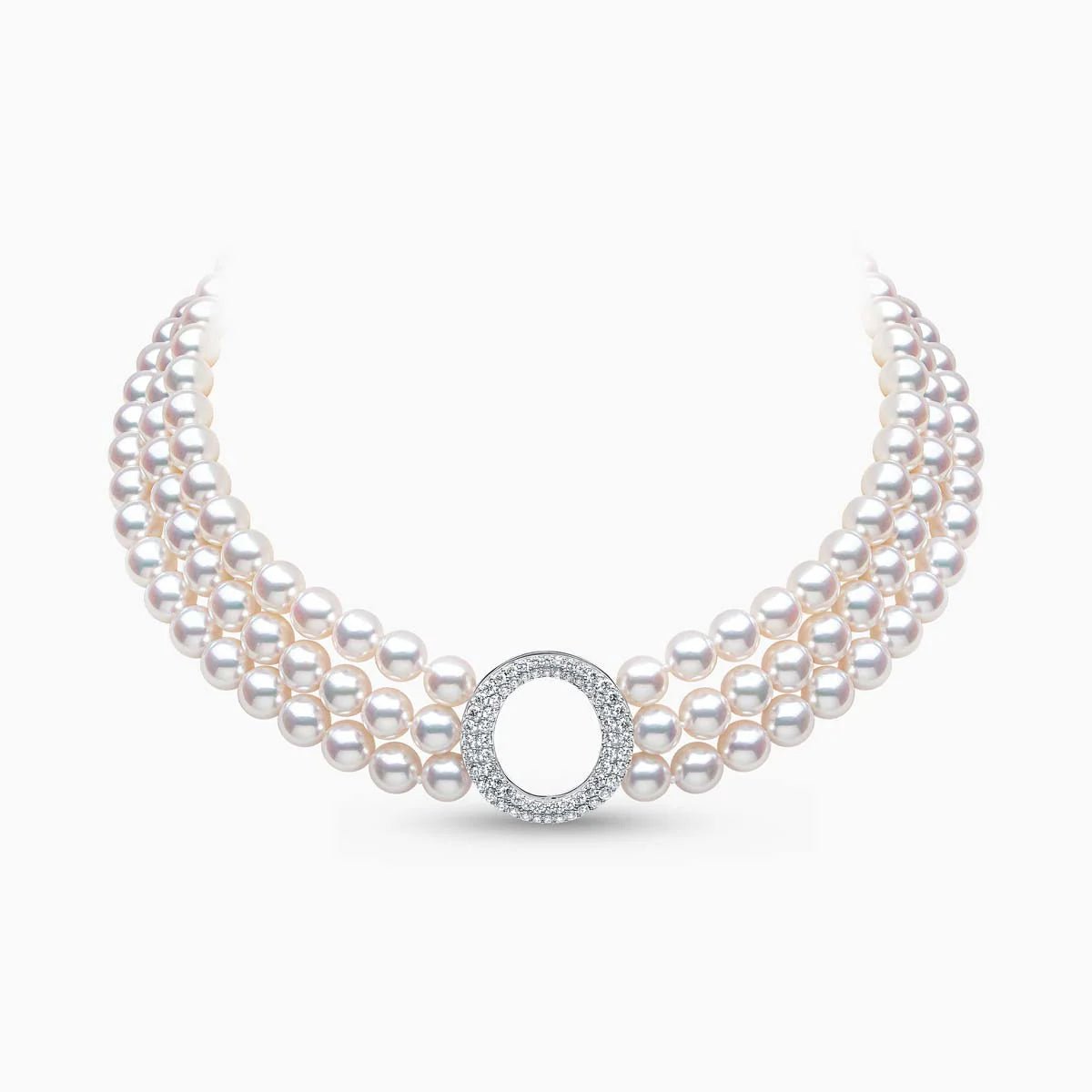 Eternal Halo Pearl Necklace - Voisson