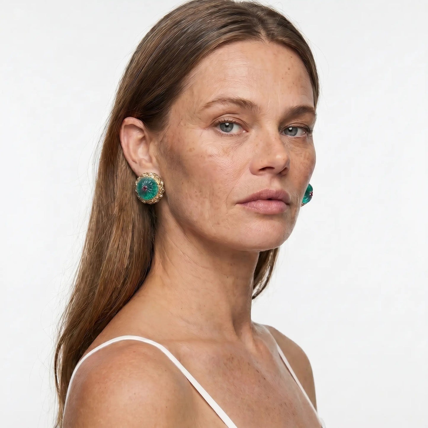 Filigree Bloom Dome Earrings - Voisson