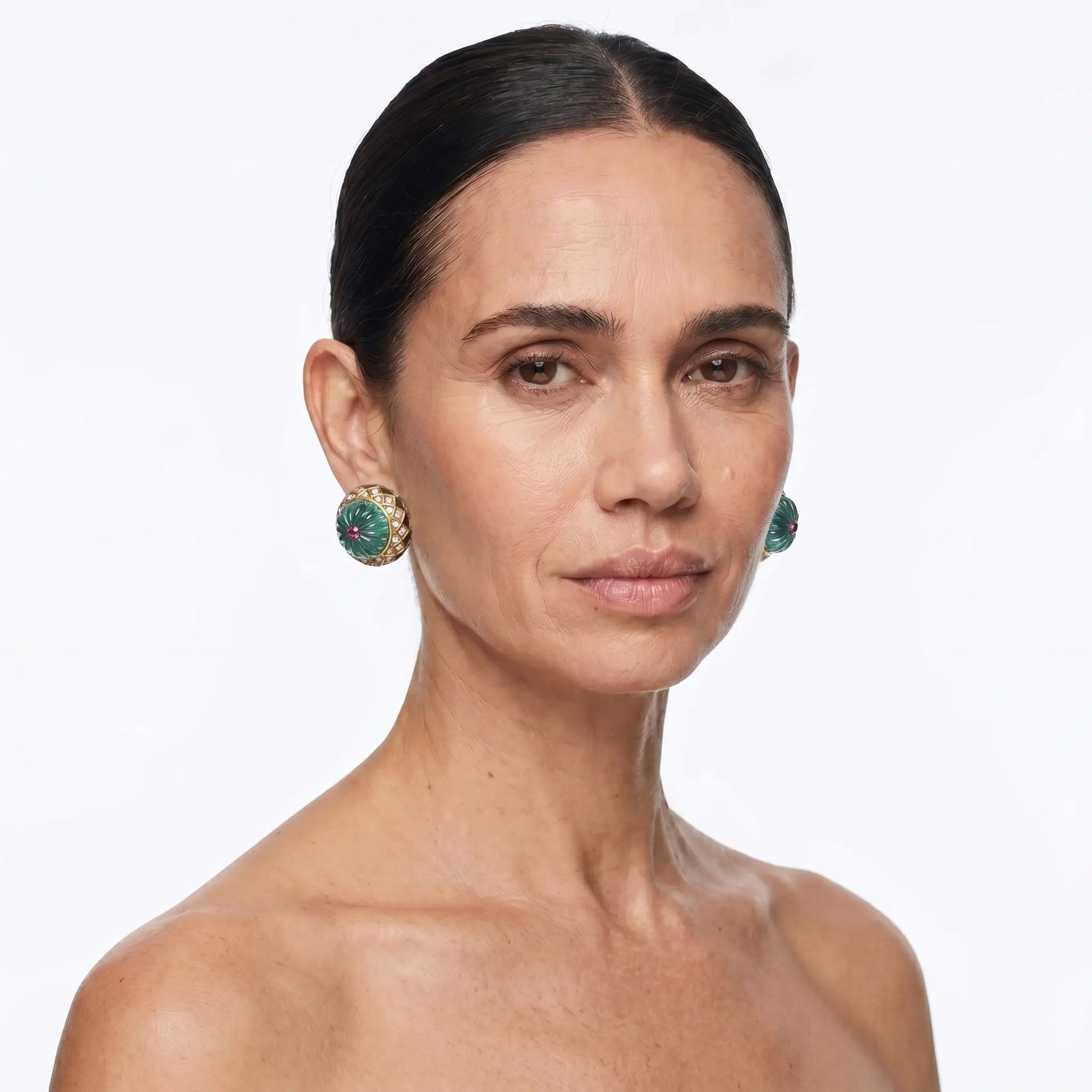 Filigree Bloom Dome Earrings - Voisson