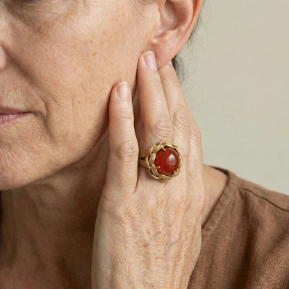 Fire Muse Statement Ring - Voisson
