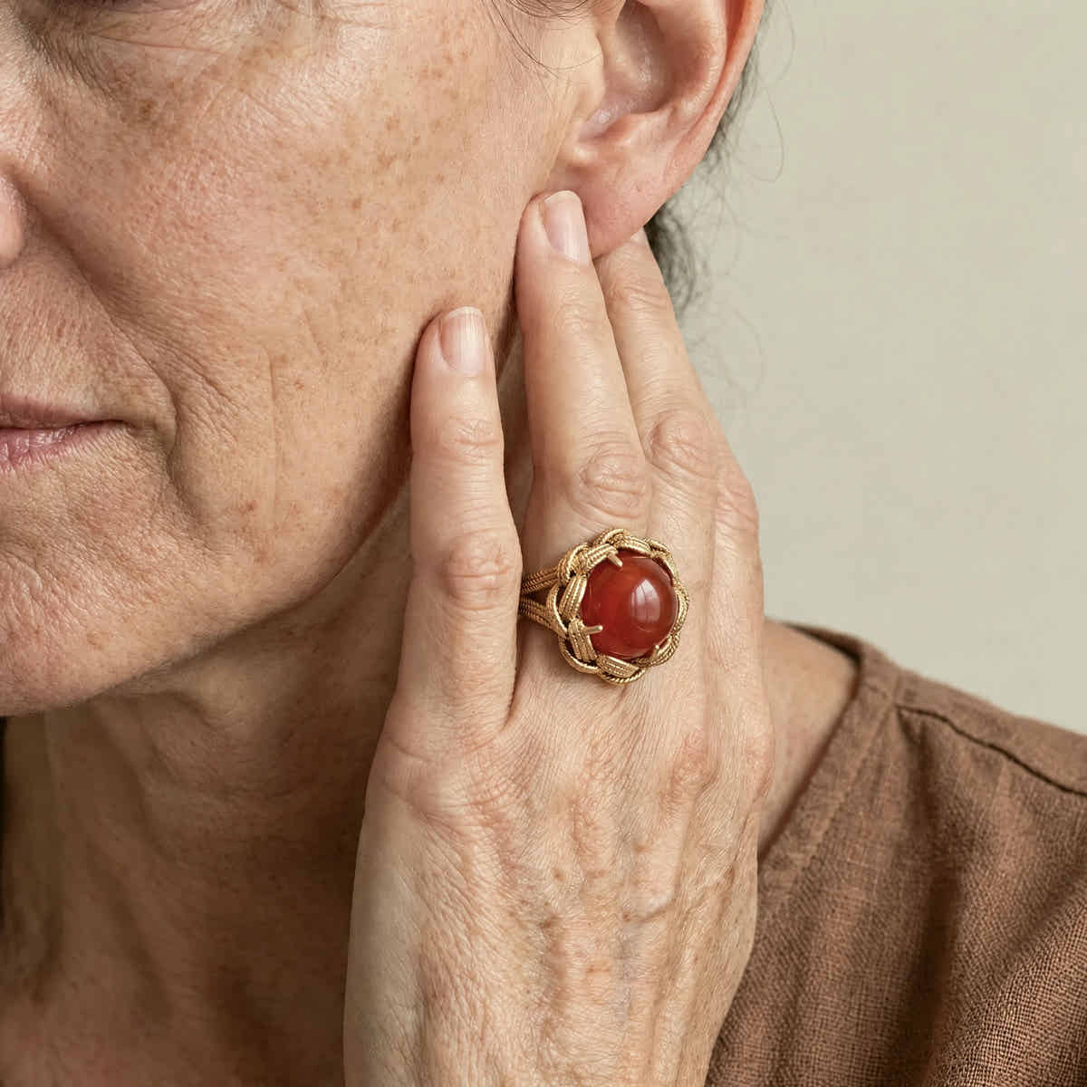 Fire Muse Statement Ring - Voisson