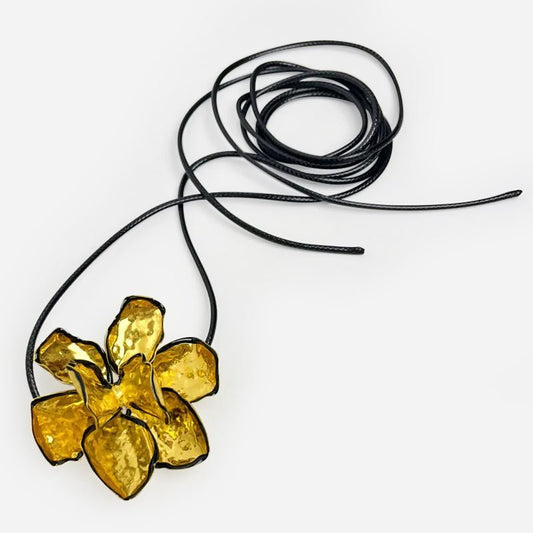 FloraFusion Chunky Flower Necklace - Voisson