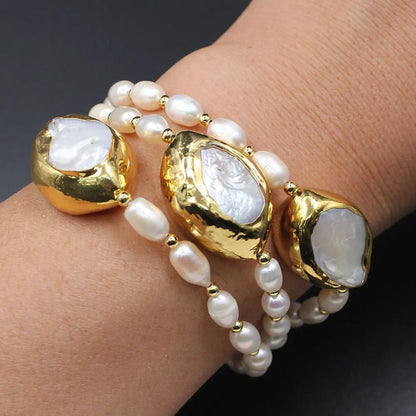 FluxFlicker Multi Link Pearl Bracelet - Voisson