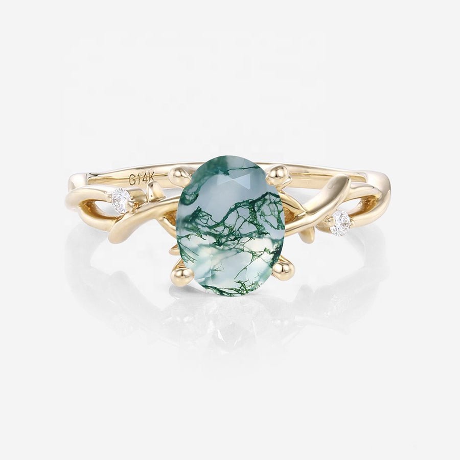 Forest Veil 925 Silver Ring - Voisson