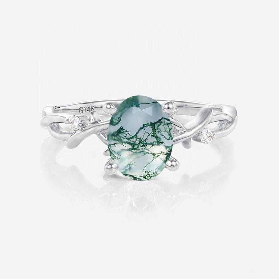 Forest Veil 925 Silver Ring - Voisson