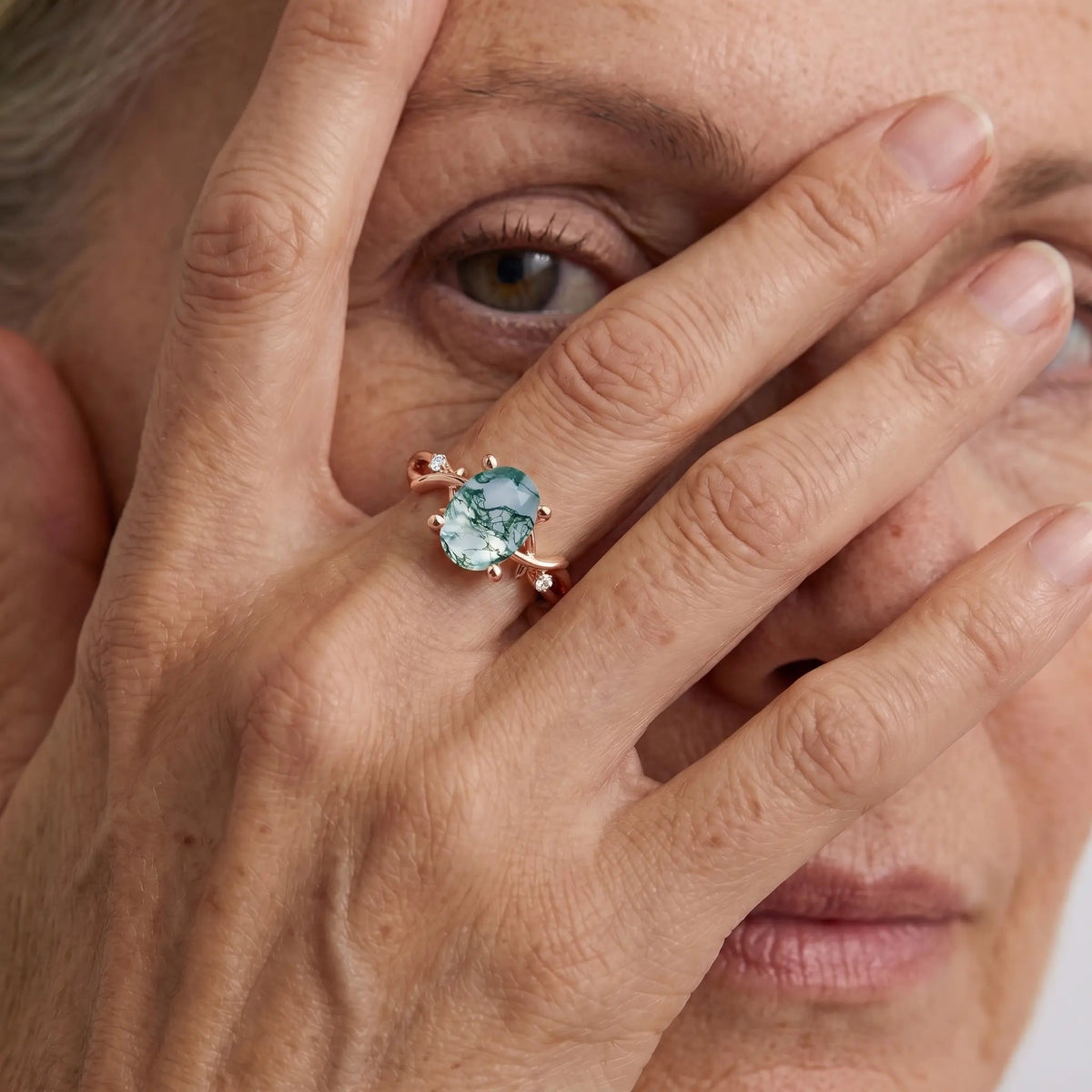 Forest Veil 925 Silver Ring - Voisson
