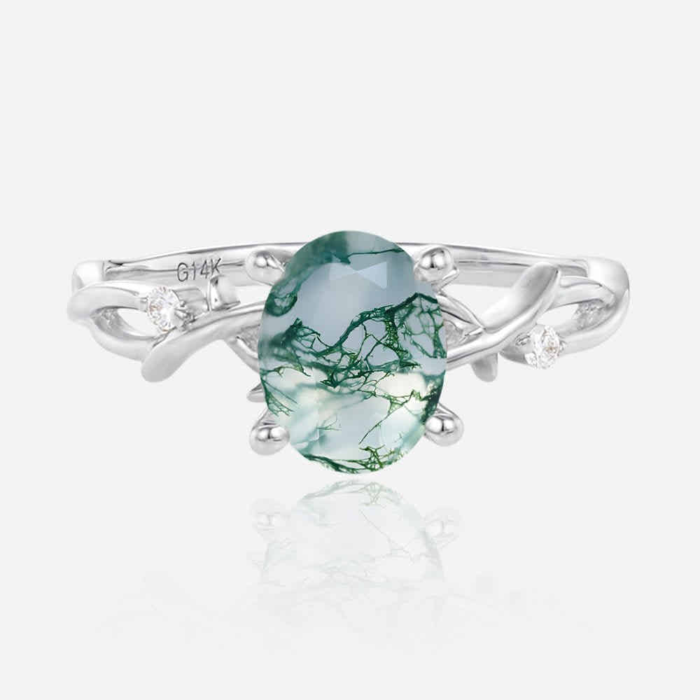 Forest Veil 925 Silver Ring - Voisson