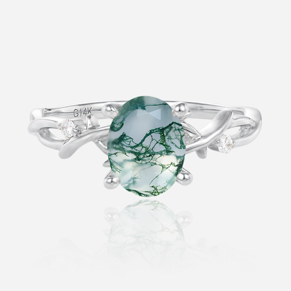 Forest Veil 925 Silver Ring - Voisson