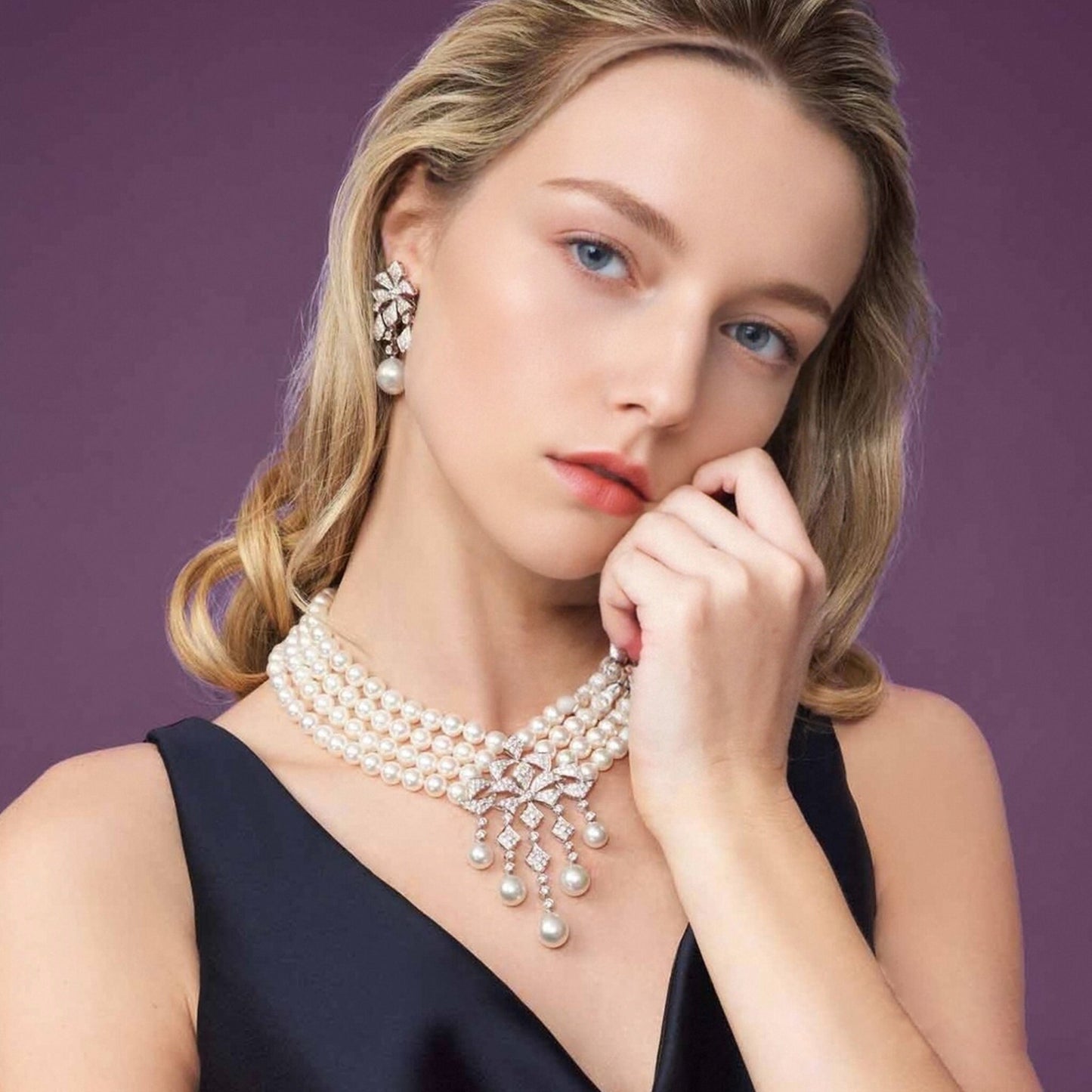 Gatsby Gala Pearl Earrings - Voisson