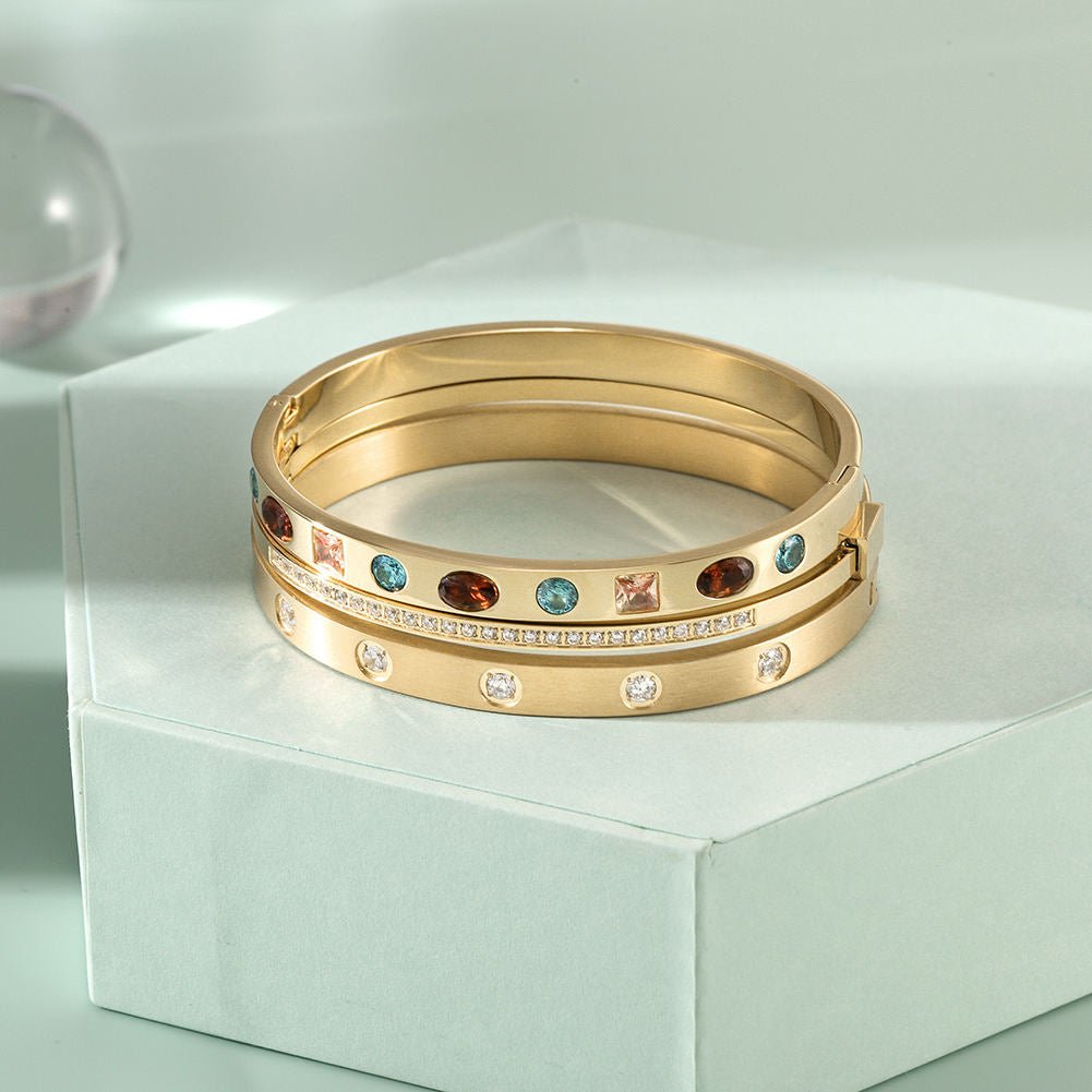 Gemline Bangle Bracelet - Voisson