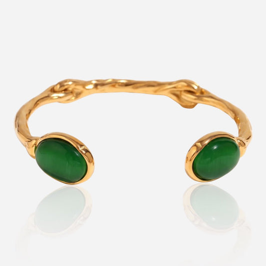 Gemstone Vine Cuff Bracelet - Voisson