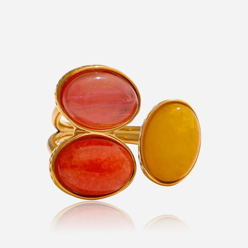 Golden Cluster Ring - Voisson