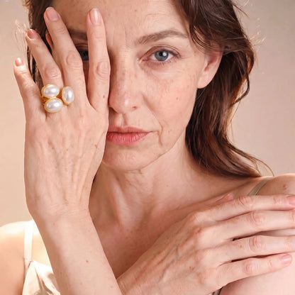 Golden Cluster Ring - Voisson