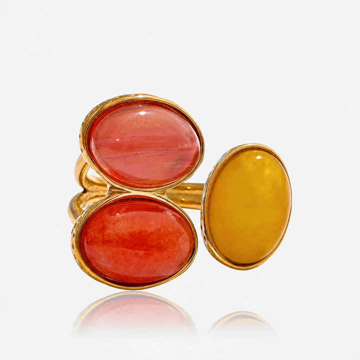 Golden Cluster Ring - Voisson