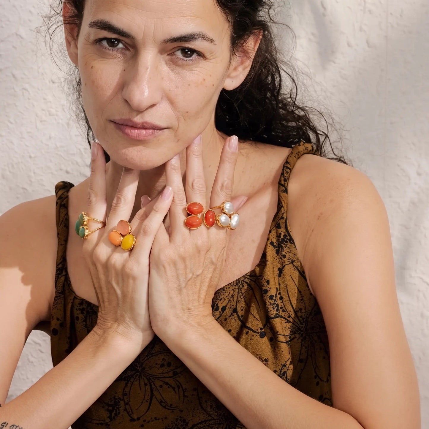 Golden Cluster Ring - Voisson