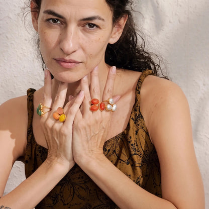 Golden Cluster Ring - Voisson