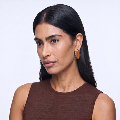 Golden Driftwood SS Earrings - Voisson