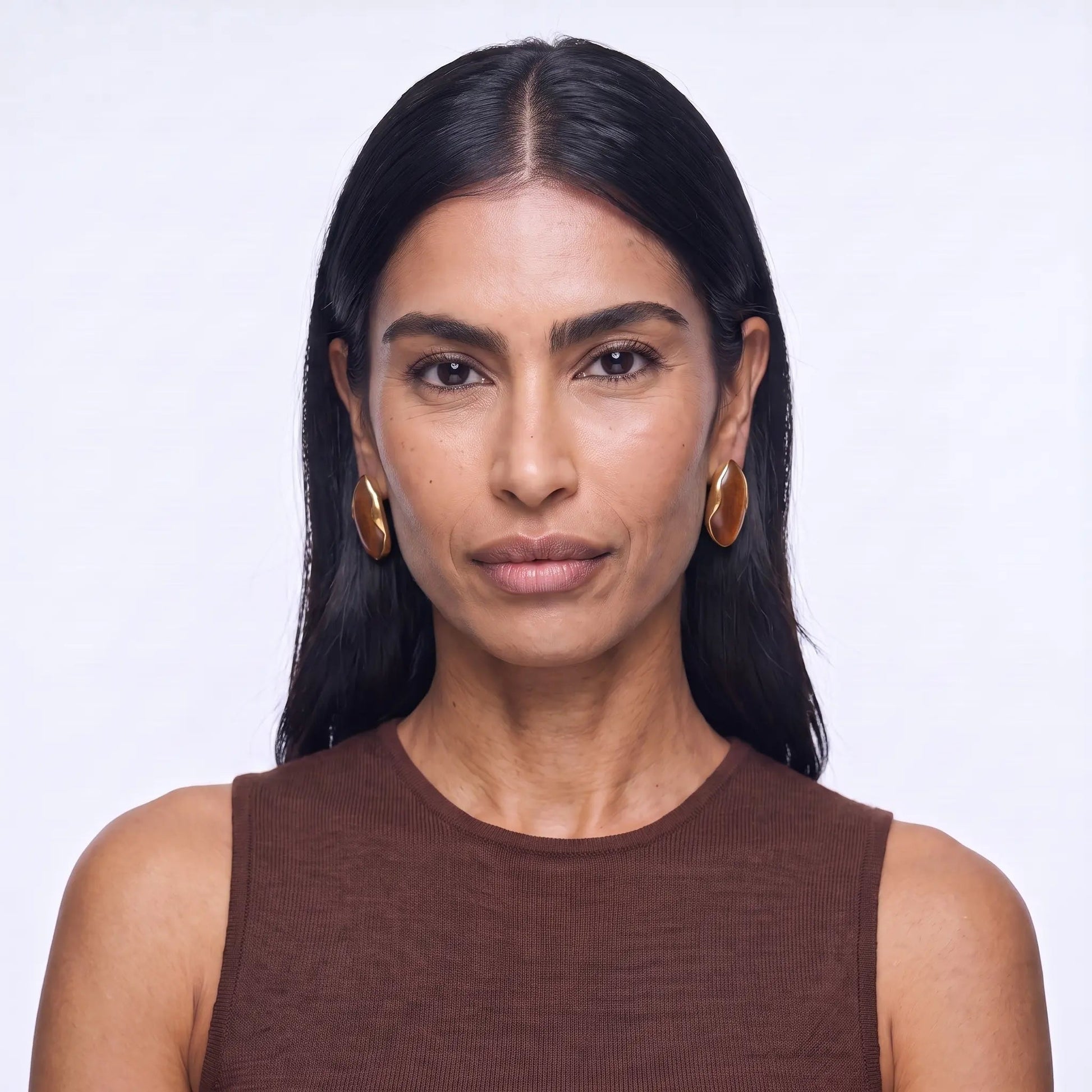 Golden Driftwood SS Earrings - Voisson