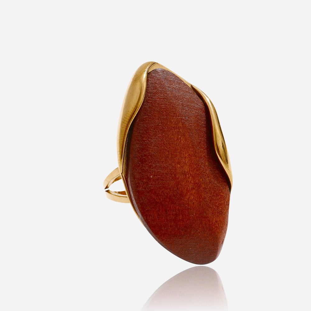 Golden Driftwood SS Ring - Voisson
