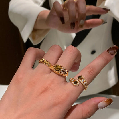Golden Orbit Open Ring - Voisson