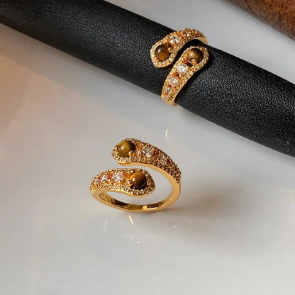 Golden Orbit Open Ring - Voisson