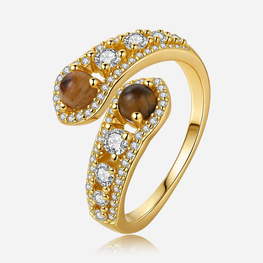 Golden Orbit Open Ring - Voisson