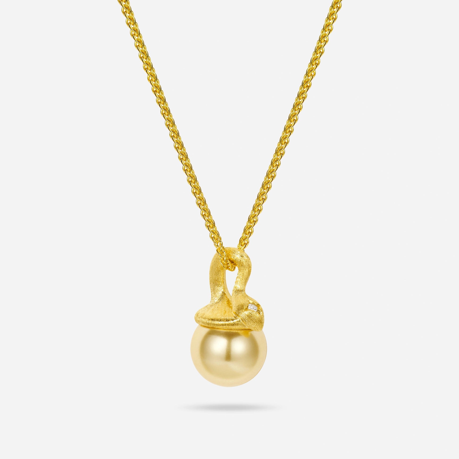 Golden Swan Necklace - Voisson