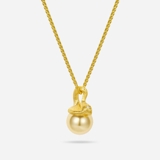 Golden Swan Necklace - Voisson