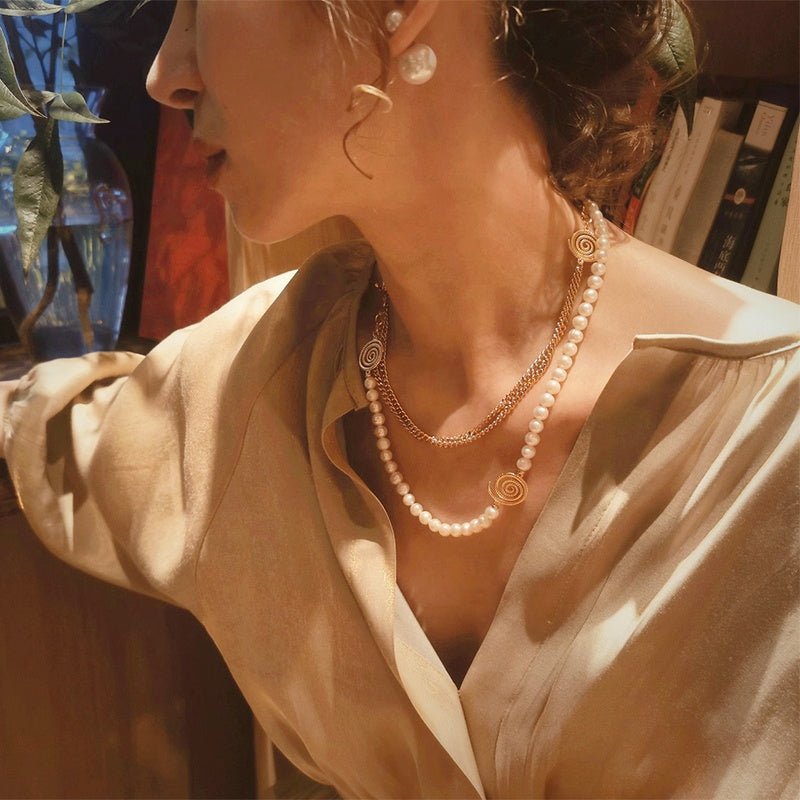 Golden Tide Chain Necklace - Voisson