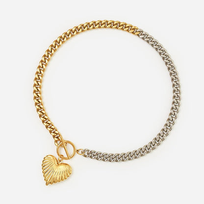 Heartline Chain Necklace - Voisson