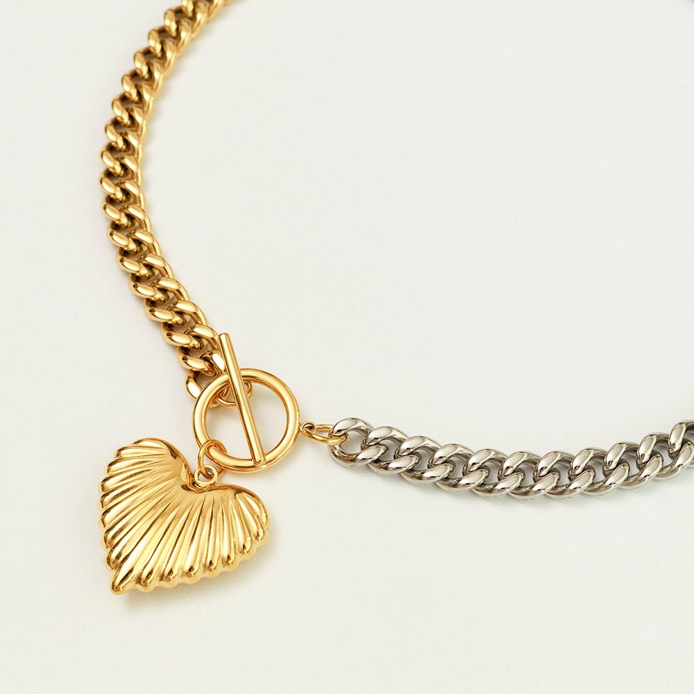 Heartline Chain Necklace - Voisson